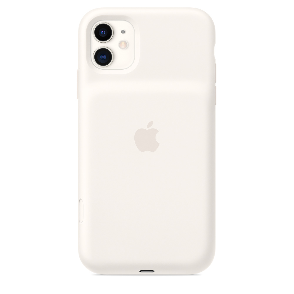 Силиконовый чехол-аккумулятор Apple Smart Battery Case Soft White (MWVJ2ZM/A) для iPhone 11