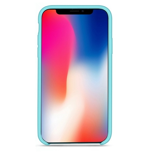 Чехол-накладка Hoco Silicone Ice Blue для iPhone X