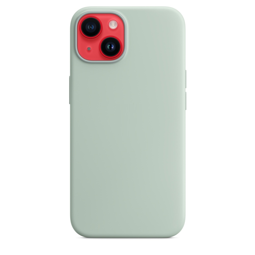 Силиконовый чехол Naturally Silicone Case with MagSafe Succulent для iPhone 14