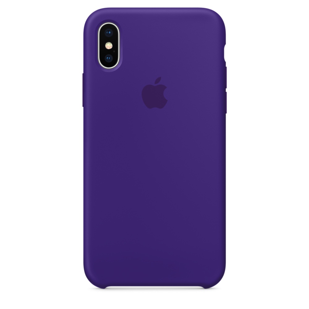 Силиконовый чехол Apple iPhone X Silicone Case - Ultra Violet (MQT72ZM/A) для iPhone X