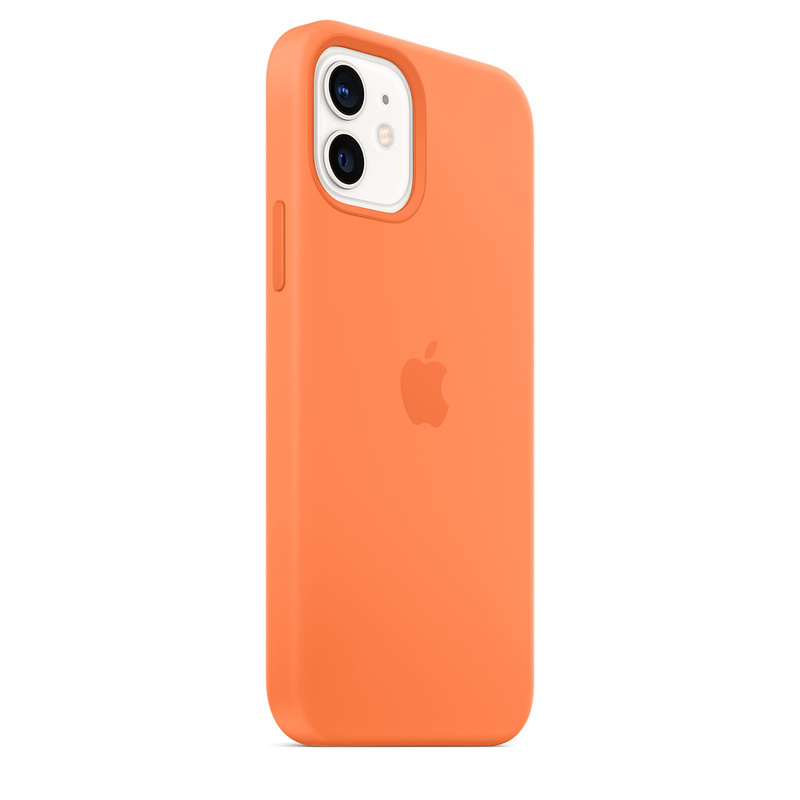 Силиконовый чехол Apple iPhone 12/12 Pro Silicone Case with MagSafe - Kumquat (MHKY3ZE/A) для iPhone 12/12 Pro