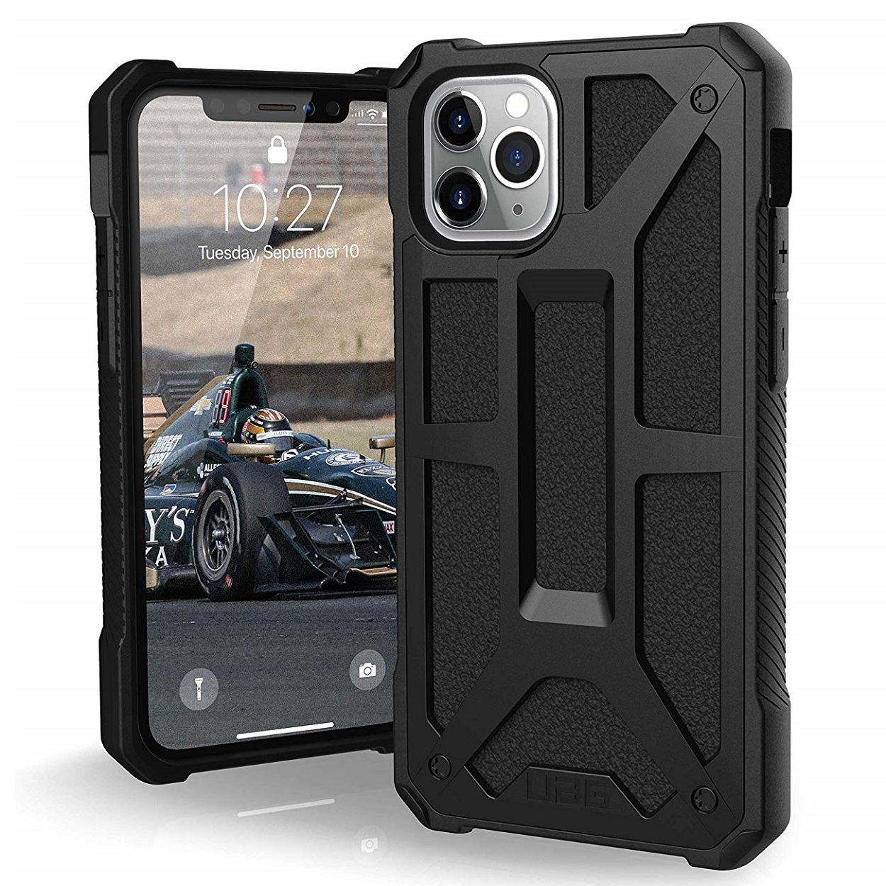 Противоударный защитный чехол UAG Monarch Black для iPhone 11 Pro