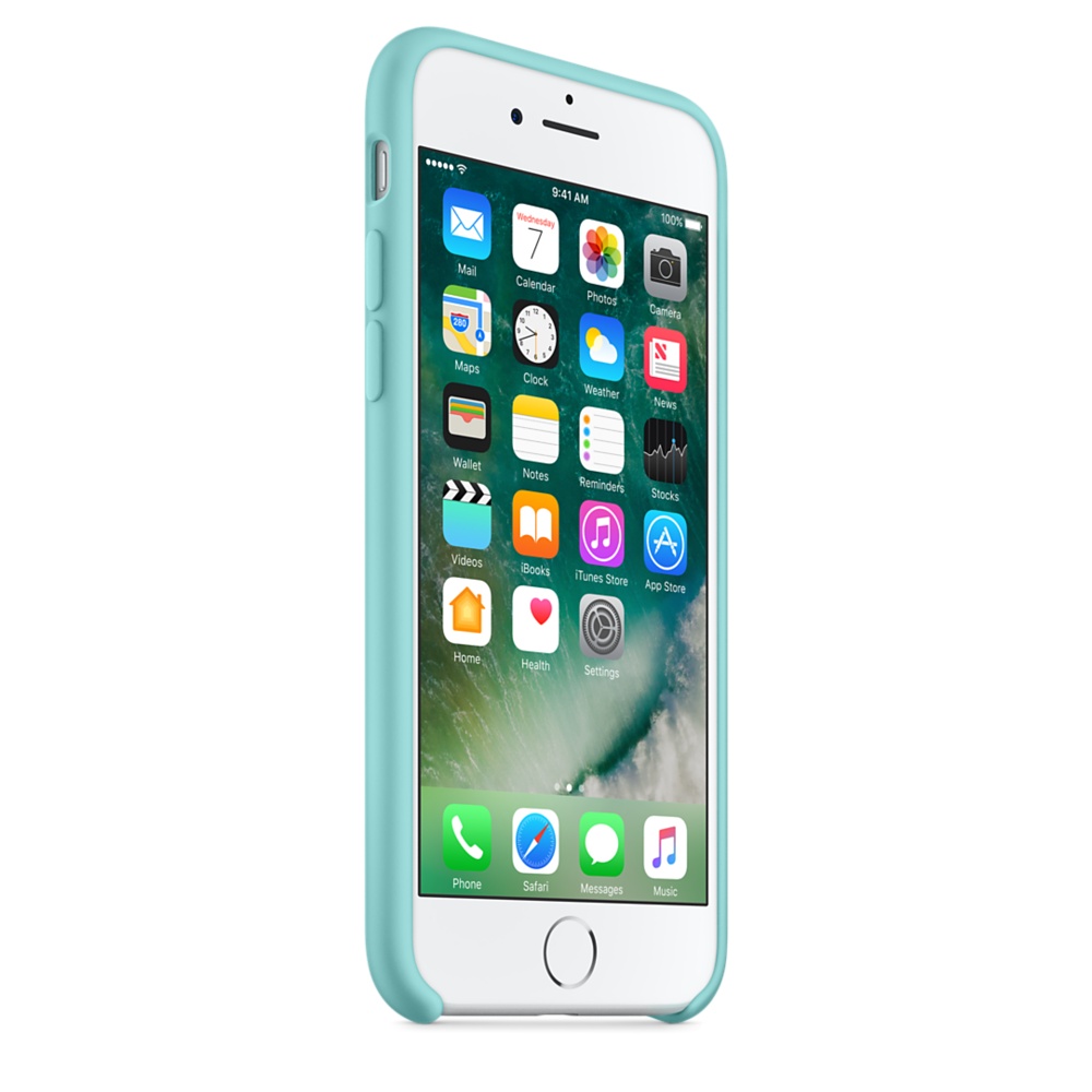 Силиконовый чехол Apple iPhone 7 Silicone Case Sea Blue (MMX02ZM/A) для iPhone 7/iPhone 8/SE (2020)