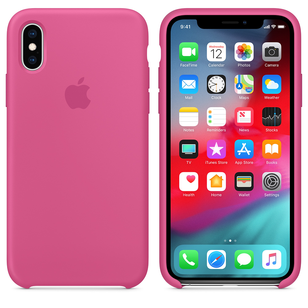 Силиконовый чехол Apple iPhone XS Silicone Case - Dragon Fruit (MW9A2ZM/A) для iPhone XS