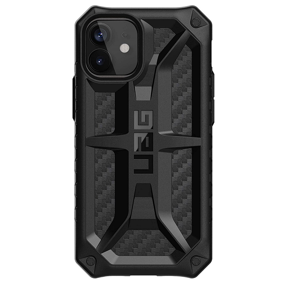 Противоударный защитный чехол UAG Monarch Carbon Fiber для iPhone 12 mini