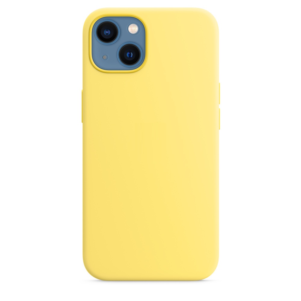 Силиконовый чехол Naturally Silicone Case with MagSafe Lemon Zest для iPhone 13