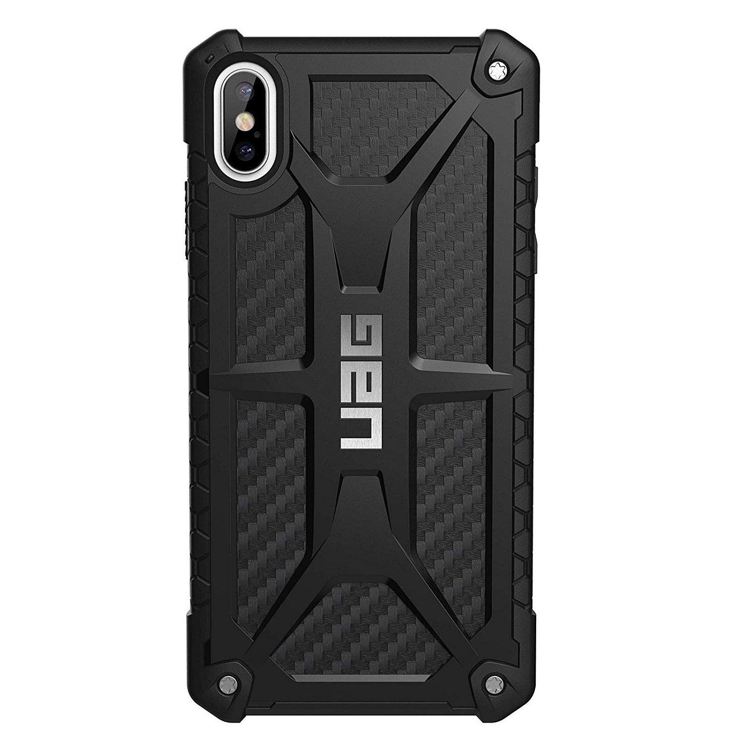 Противоударный защитный чехол UAG Monarch Carbon Fiber для iPhone Xs Max