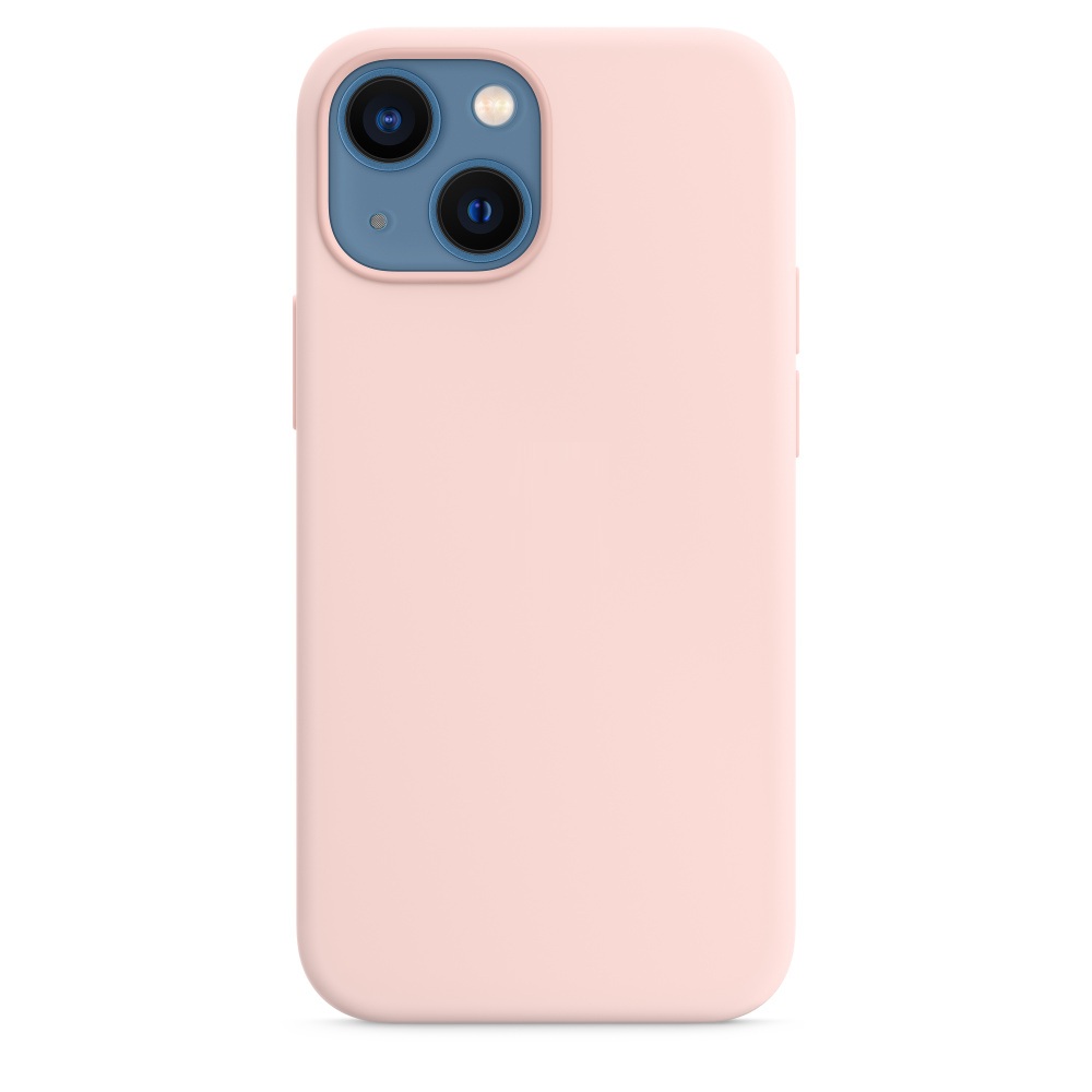 Силиконовый чехол Naturally Silicone Case with MagSafe Chalk Pink для iPhone 13 mini