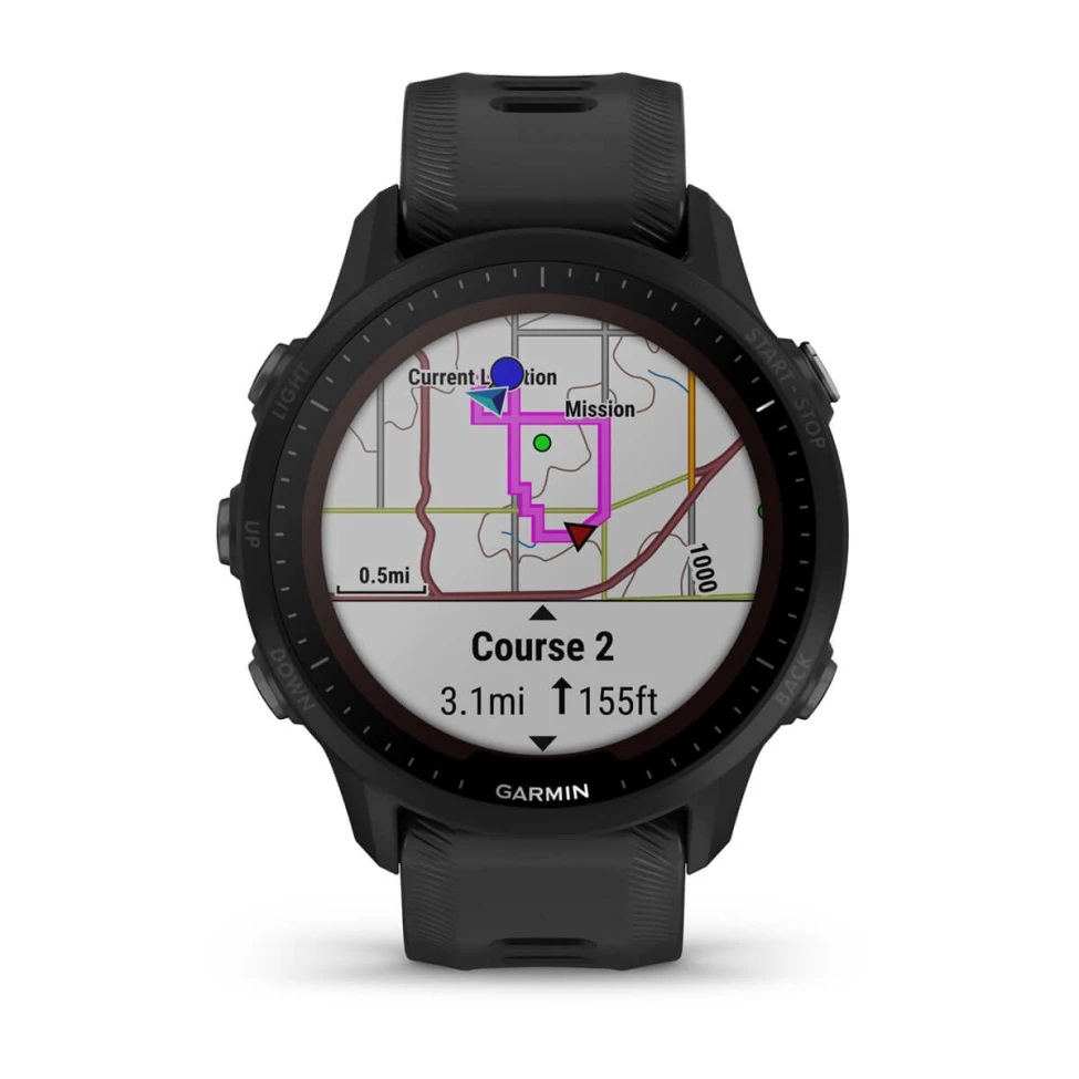 Умные часы Garmin Forerunner 955 Solar Black (010-02638-20)