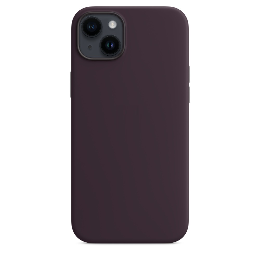 Силиконовый чехол Naturally Silicone Case with MagSafe Elderberry для iPhone 14 Plus