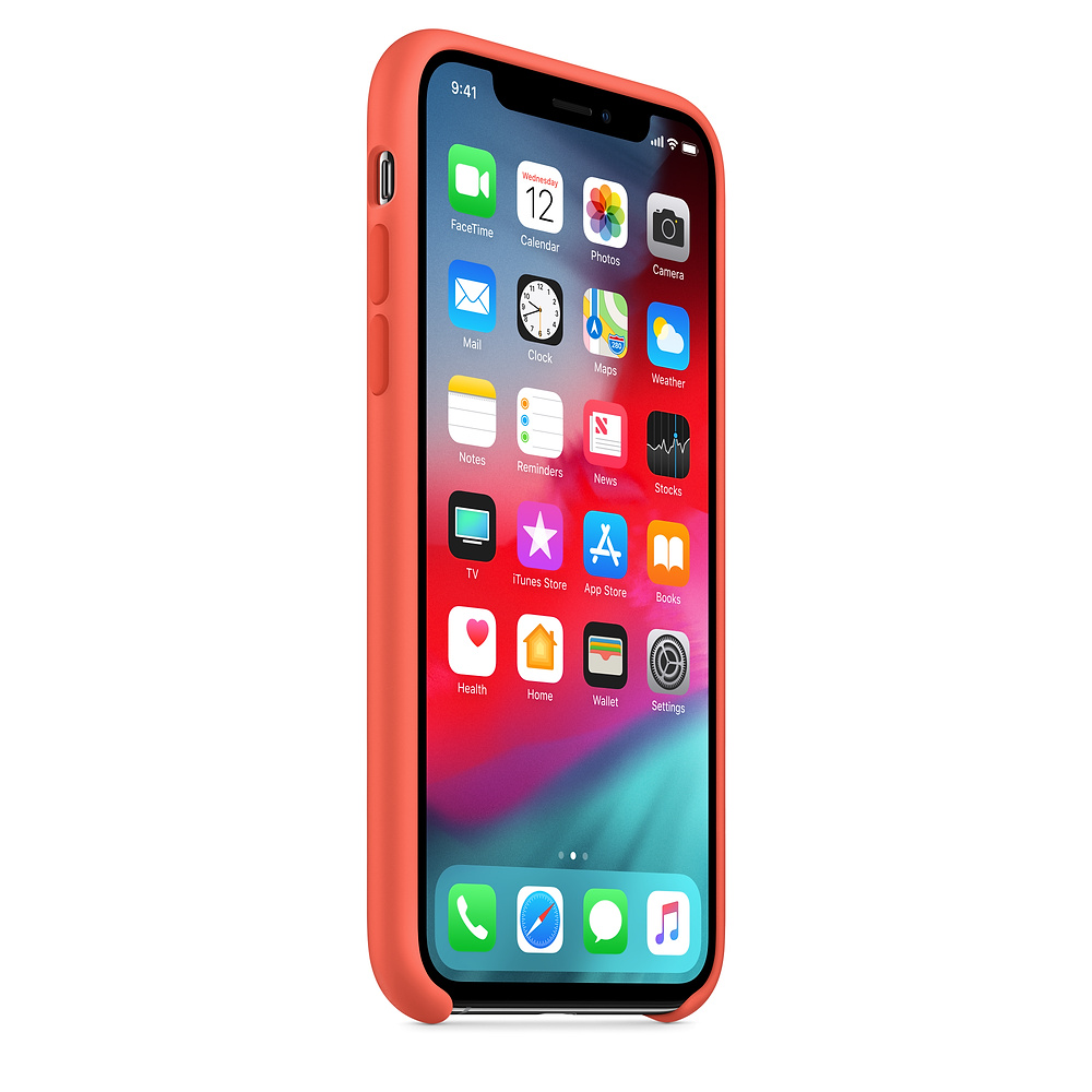 Силиконовый чехол Apple iPhone XS Silicone Case - Nectarine (MTFA2ZM/A) для iPhone XS