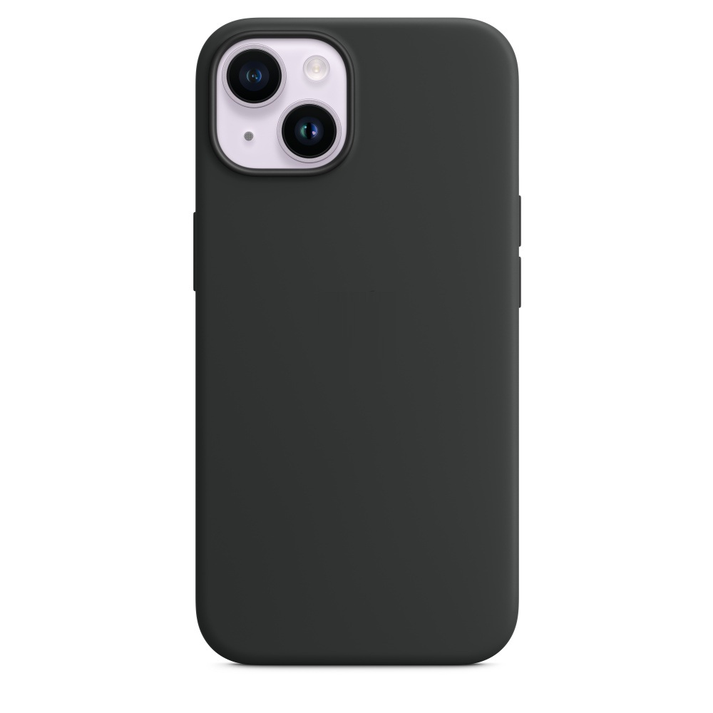 Силиконовый чехол Naturally Silicone Case with MagSafe Midnight для iPhone 14