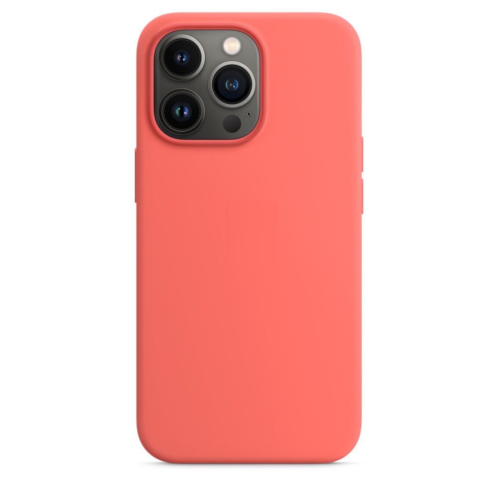 Силиконовый чехол Naturally Silicone Case with MagSafe Pink Pomelo для iPhone 13 Pro