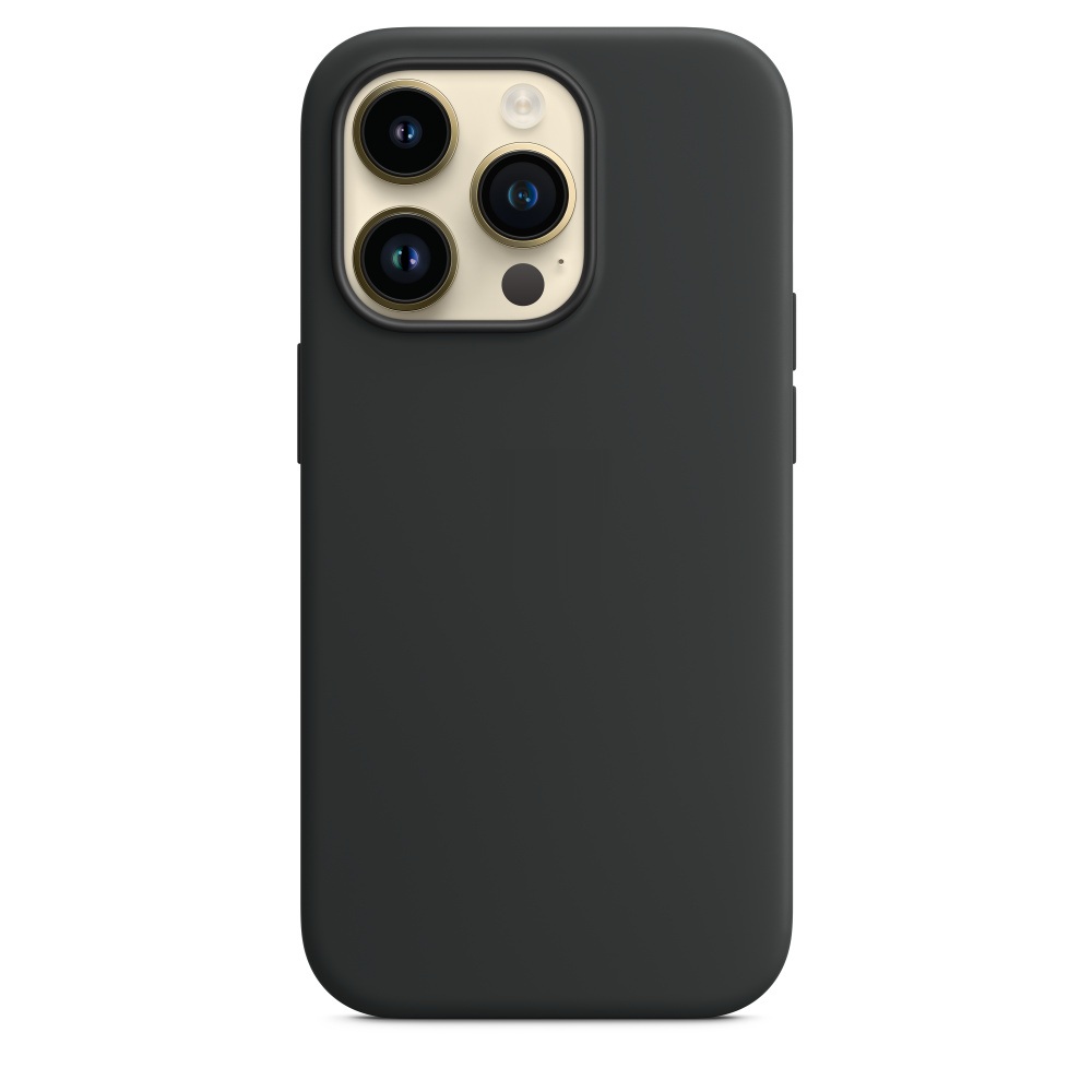 Силиконовый чехол Naturally Silicone Case with MagSafe Midnight для iPhone 14 Pro