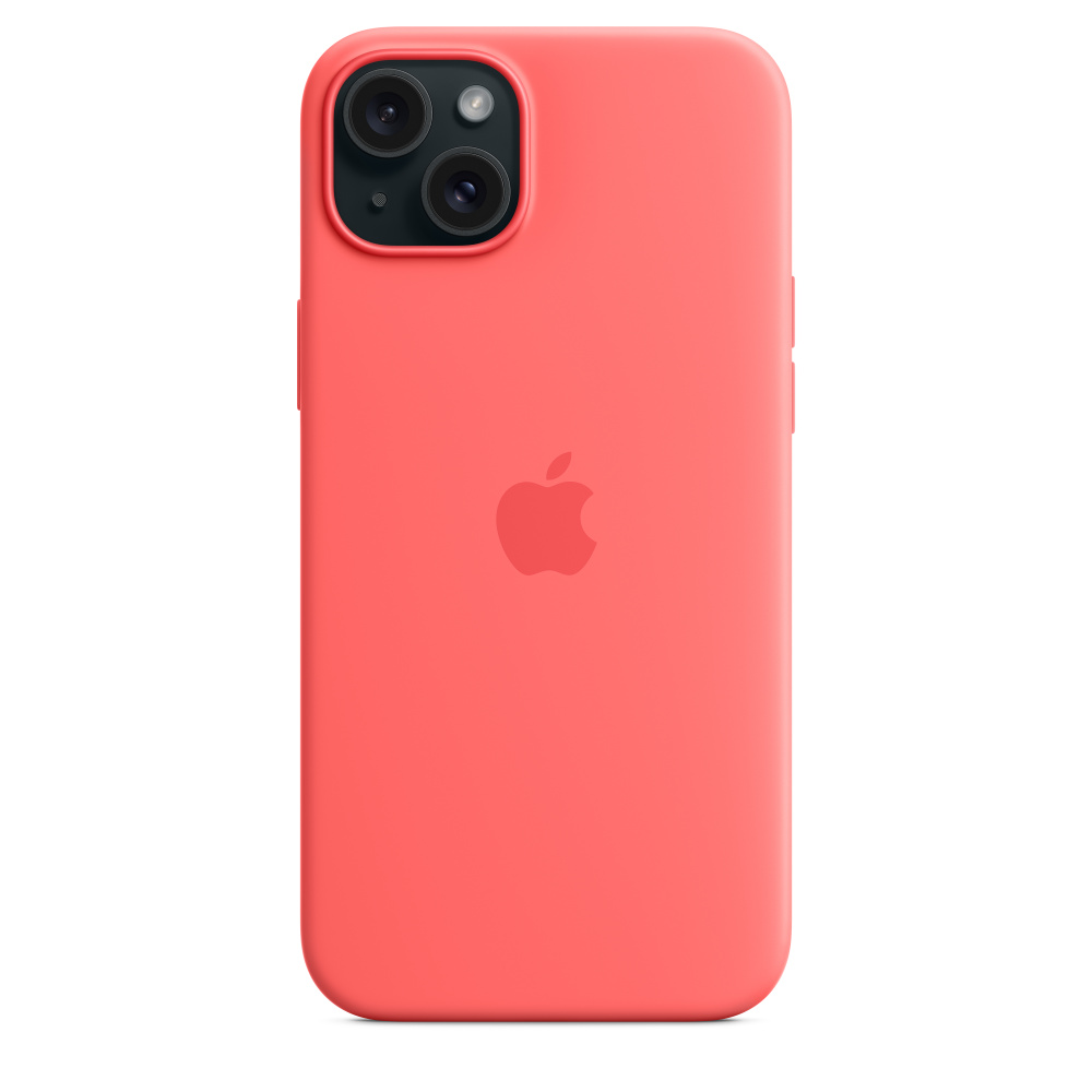 Силиконовый чехол Apple iPhone 15 Plus Silicone Case with MagSafe - Guava (MT163ZM/A) для iPhone 15 Plus