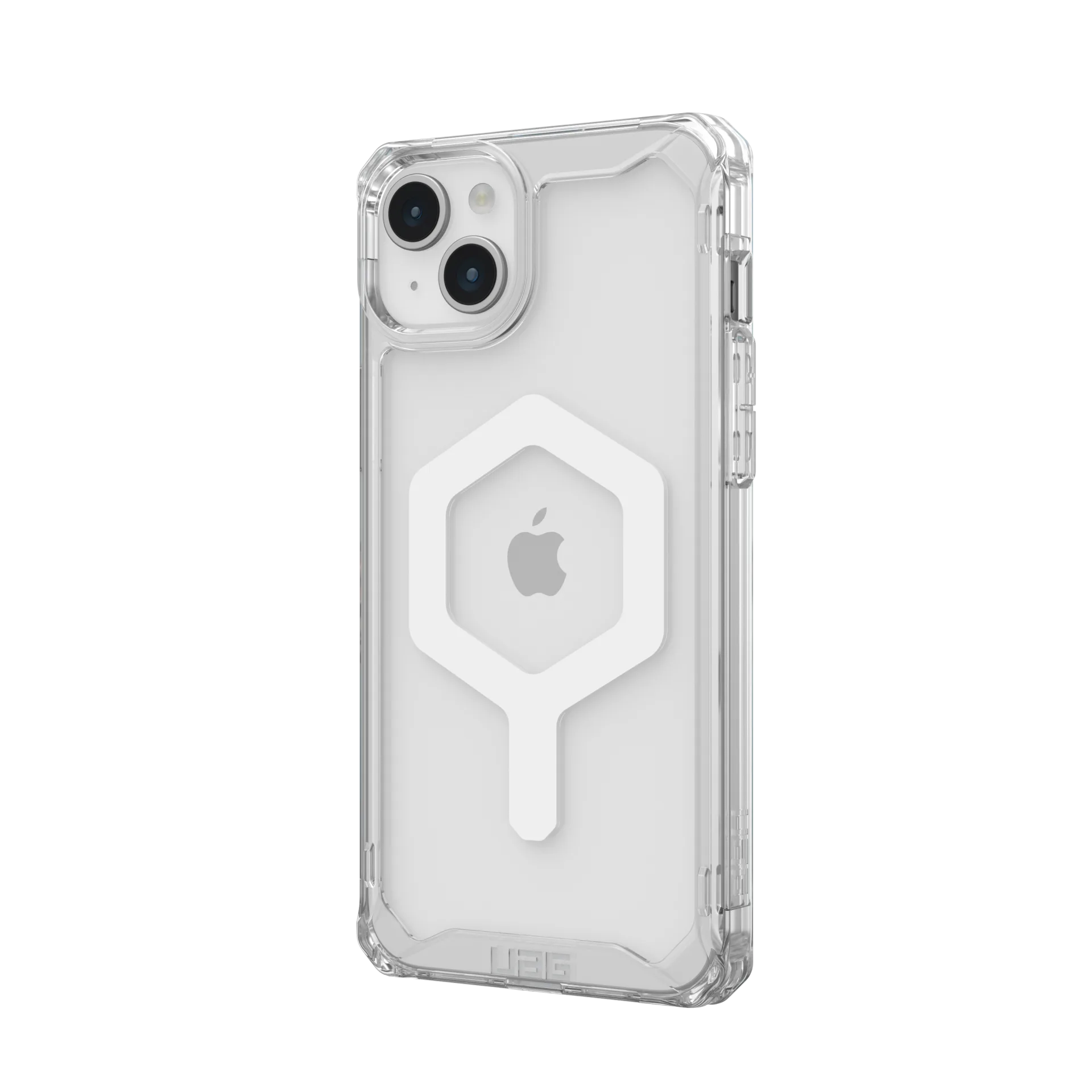 Противоударный защитный чехол UAG Plyo MagSafe для iPhone 15 Plus (6.7) Ice/White