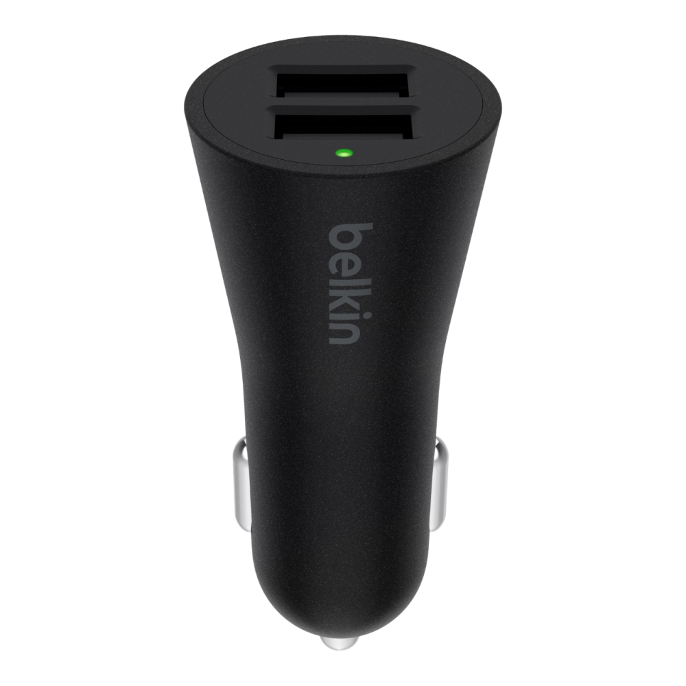 Автомобильное зарядное устройство Belkin BoostUp 2-Port Car Charger (F8J221bt04-BLK) Black