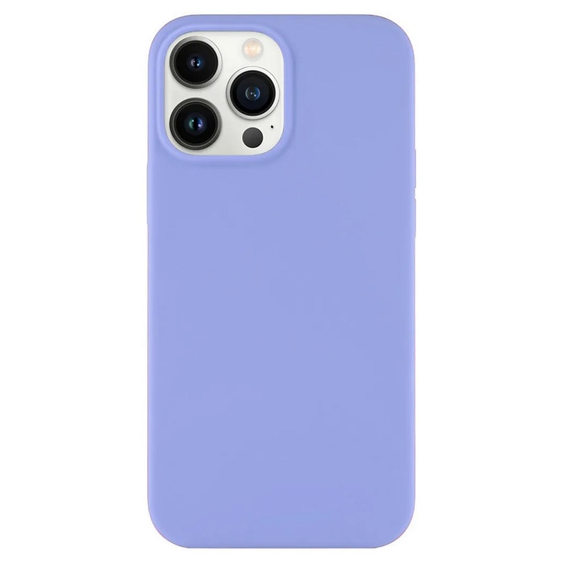 Силиконовый чехол Naturally Silicone Case Purple для iPhone 13 Pro Max