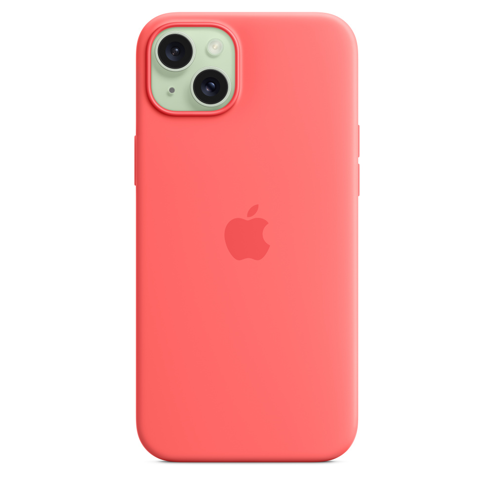 Силиконовый чехол Apple iPhone 15 Plus Silicone Case with MagSafe - Guava (MT163ZM/A) для iPhone 15 Plus