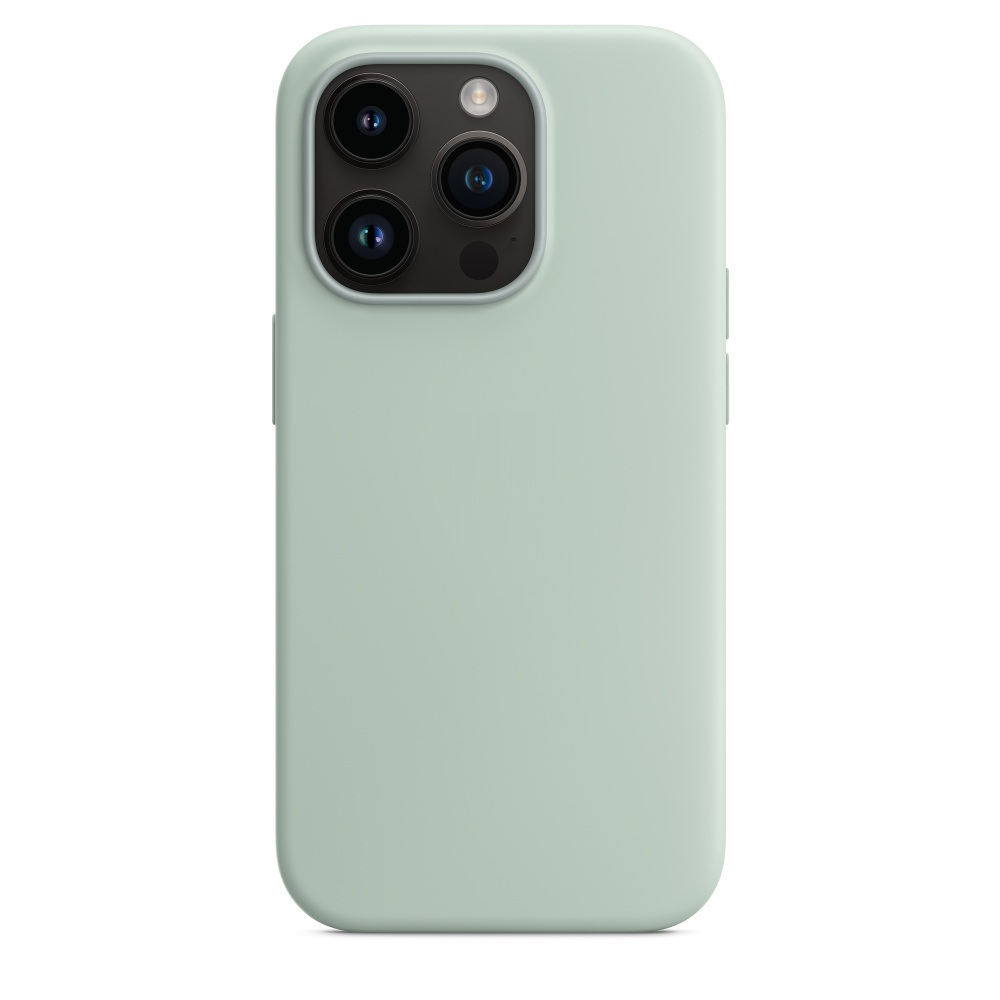 Силиконовый чехол Naturally Silicone Case with MagSafe Succulent для iPhone 14 Pro