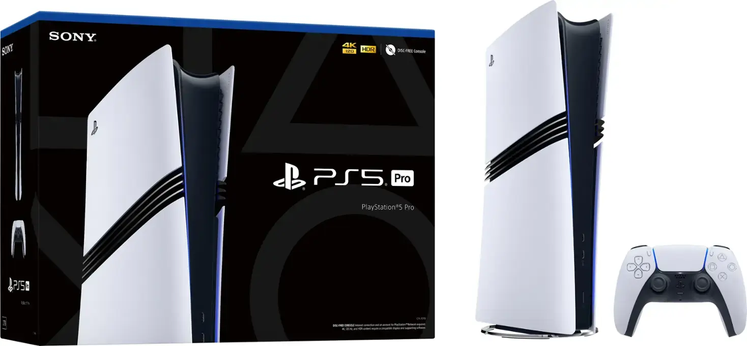 Игровая приставка Sony PlayStation 5 Pro Digital Edition 2TB (без привода Blu-Ray)