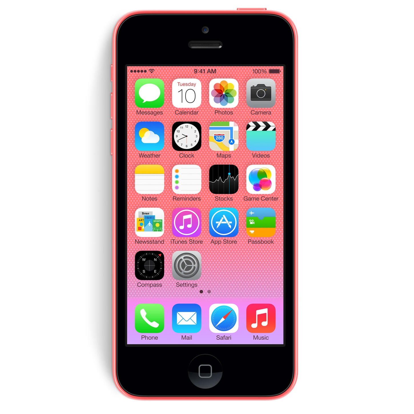 Смартфон Apple iPhone 5C 8Gb Pink (MG922RU/A)