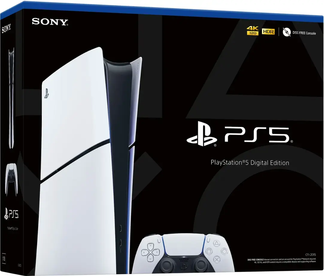 Игровая приставка Sony PlayStation 5 Slim Digital Edition 1TB (без привода Blu-Ray)