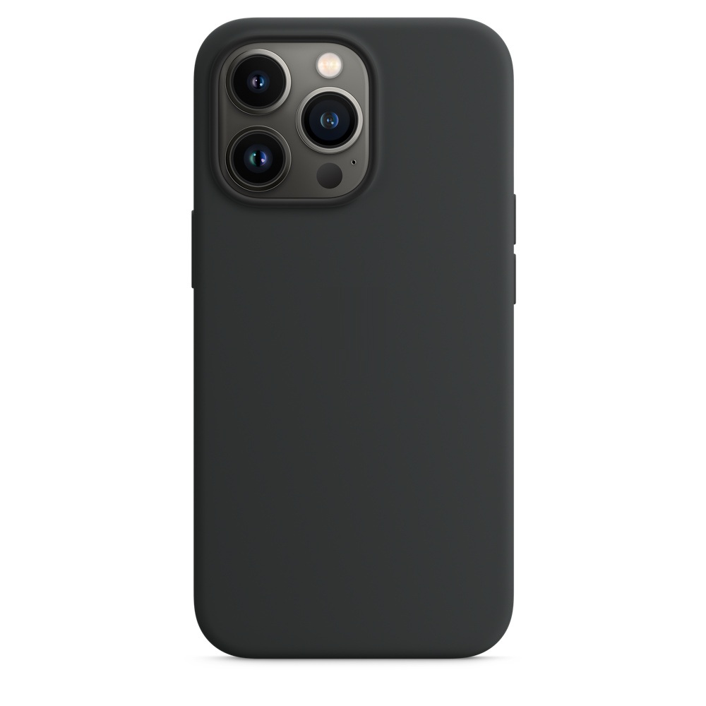 Силиконовый чехол Naturally Silicone Case with MagSafe Midnight для iPhone 13 Pro