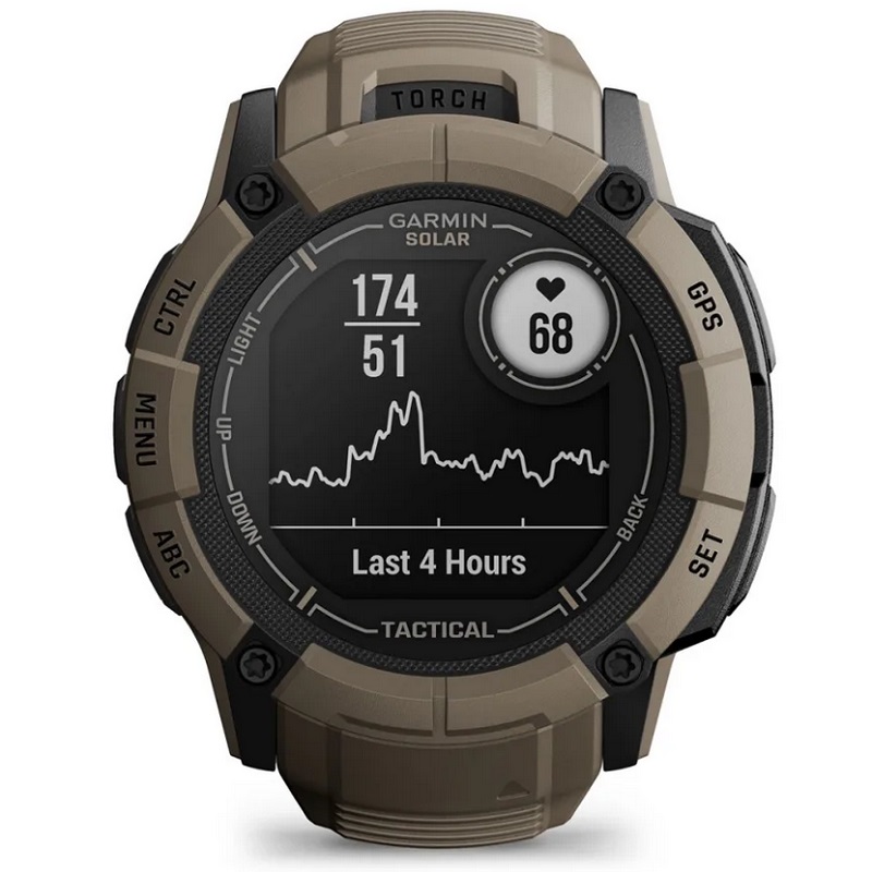 Умные часы Garmin Instinct 2X Solar - Tactical Edition, Coyote Tan (010-02805-02)