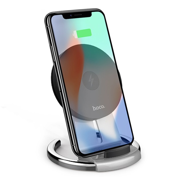 Беспроводное зарядное устройство Hoco CW5A Unhindered Desktop wireless charger Stand