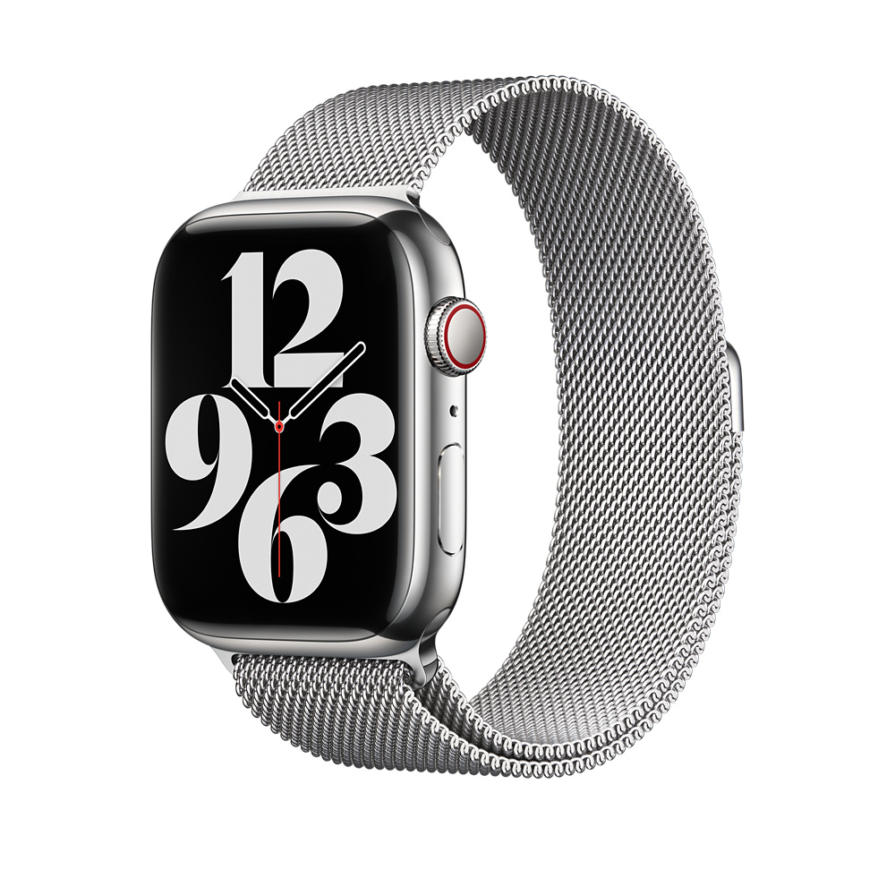 Браслет Stainless Steel Silver Milanese Loop Apple Watch 45mm (ML783AM/A)