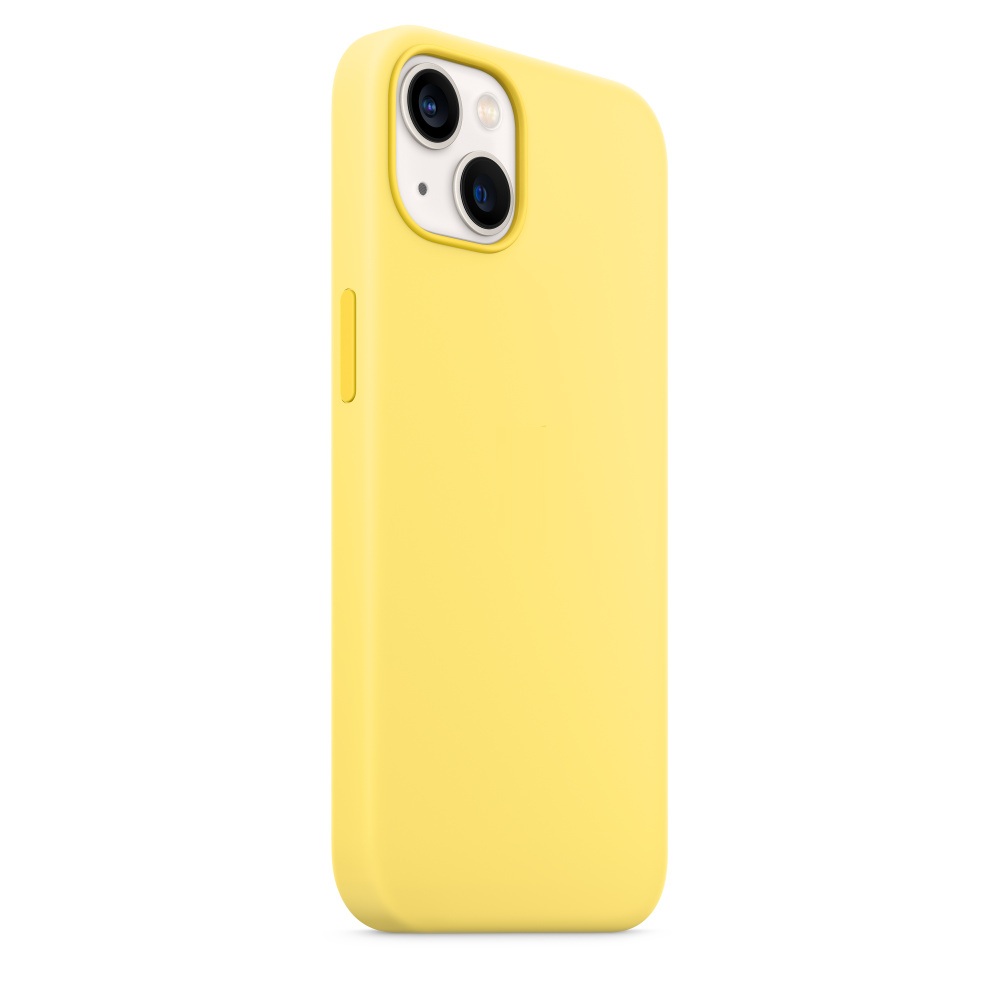 Силиконовый чехол Naturally Silicone Case with MagSafe Lemon Zest для iPhone 13