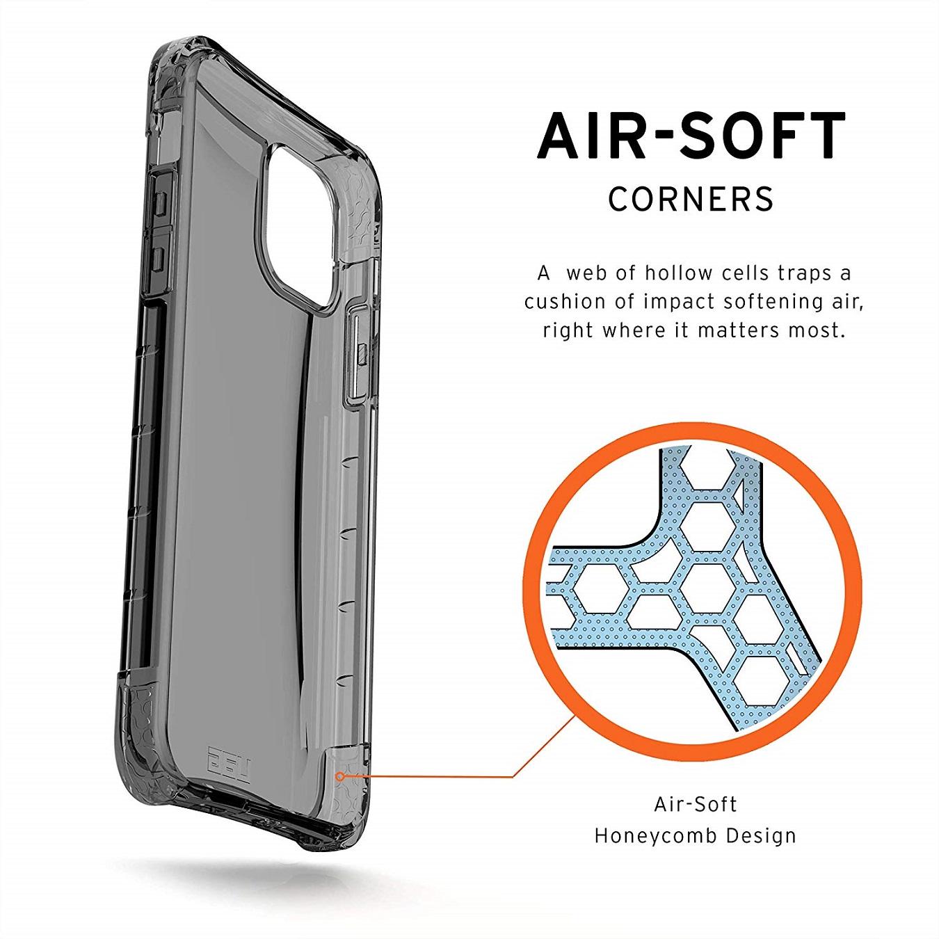 Противоударный защитный чехол UAG Plyo Ash для iPhone 11 Pro Max