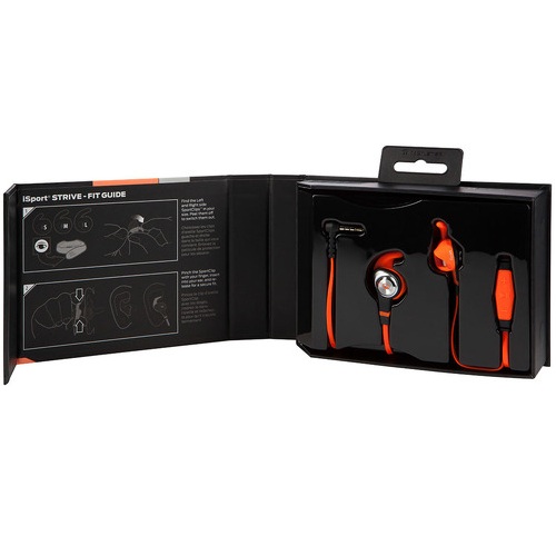 Наушники Monster iSport Strive Orange