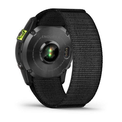 Умные часы Garmin Enduro 2 Sapphire Solar Carbon Grey DLC Titanium with Ultrafit Band (010-02754-01)