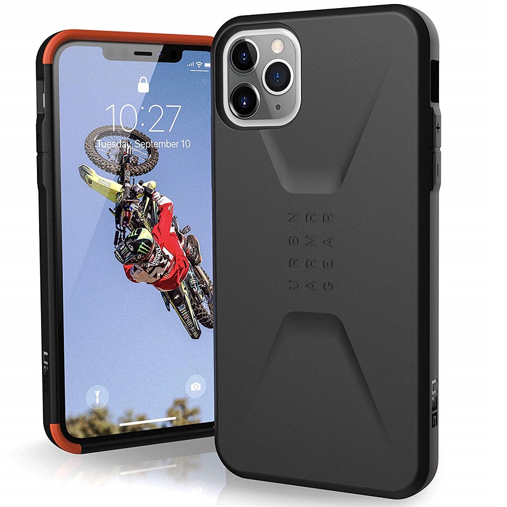 Противоударный защитный чехол UAG Civilian Black для iPhone 11 Pro Max