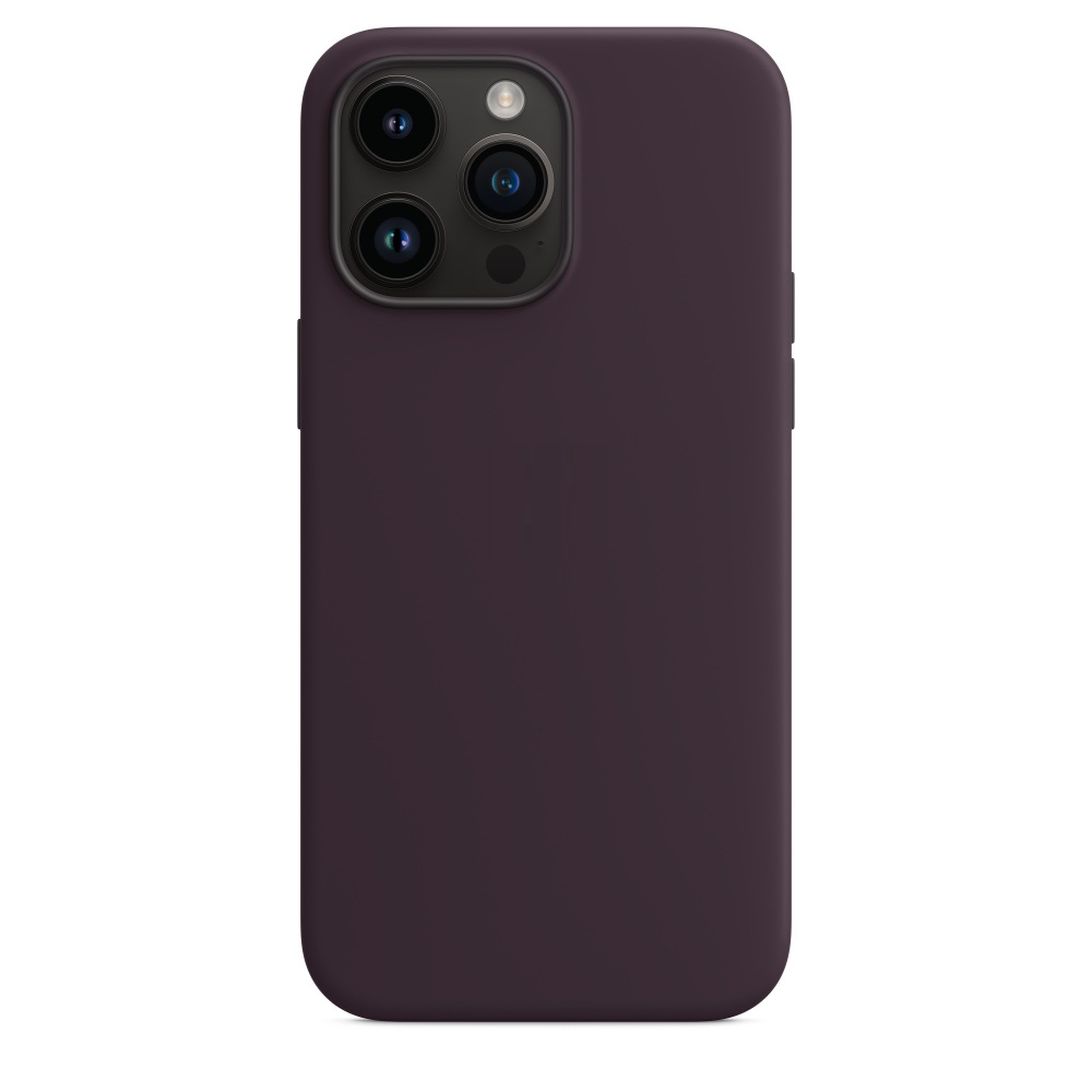 Силиконовый чехол Naturally Silicone Case with MagSafe Elderberry для iPhone 14 Pro Max