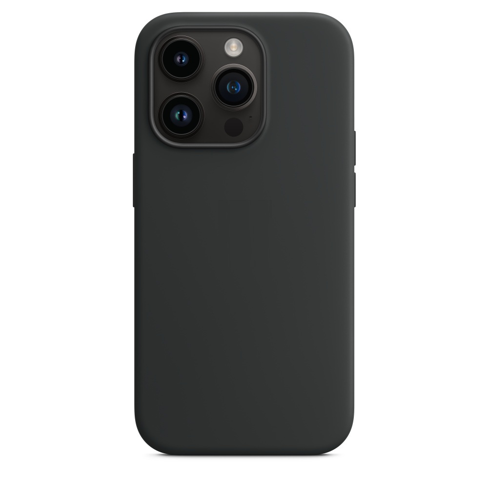 Силиконовый чехол Naturally Silicone Case with MagSafe Midnight для iPhone 14 Pro