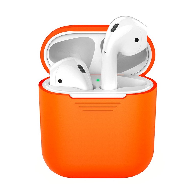 Силиконовый чехол Deppa Orange для AirPods (47008)