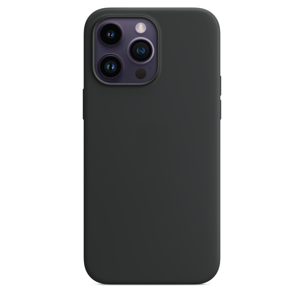 Силиконовый чехол Naturally Silicone Case with MagSafe Midnight для iPhone 14 Pro Max