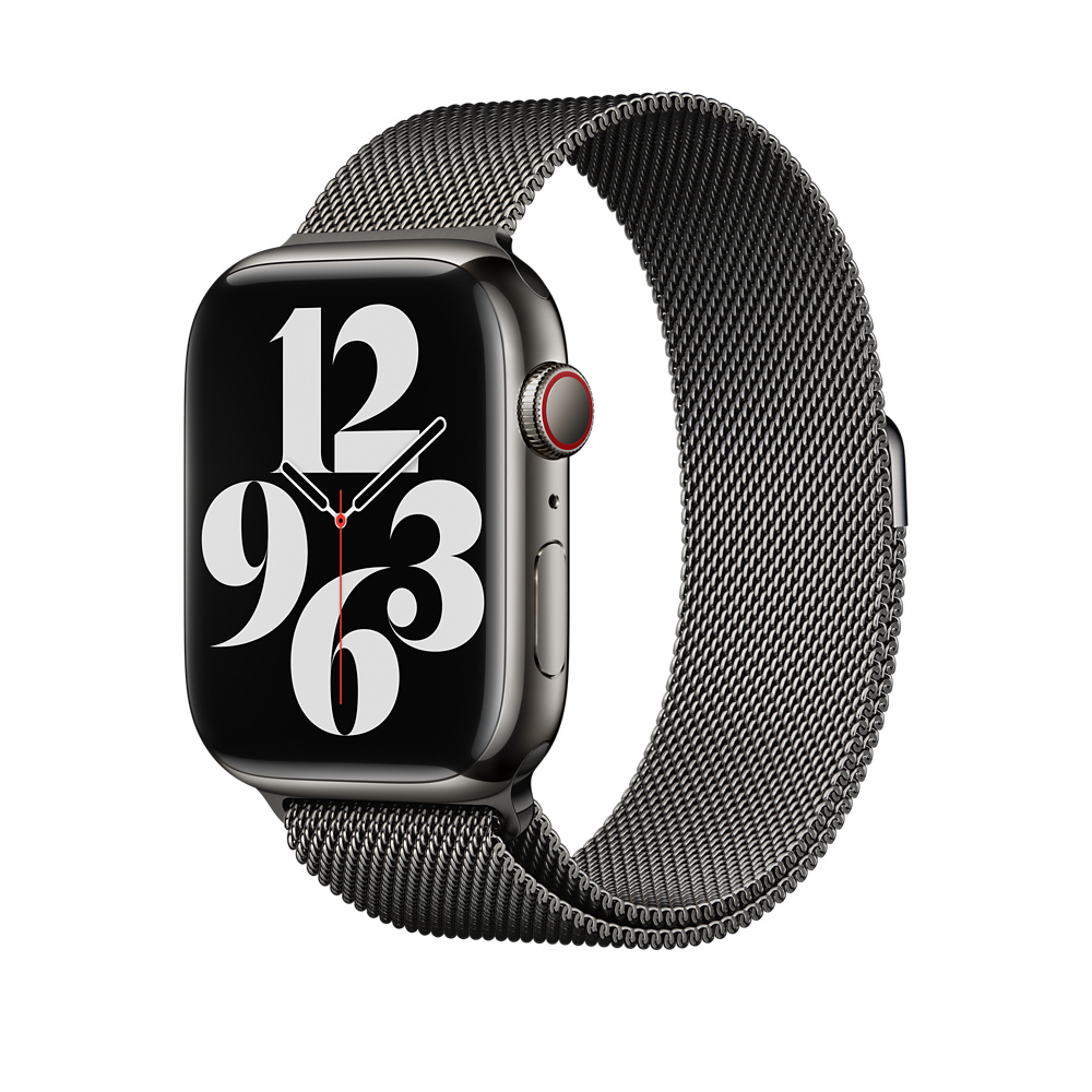 Браслет Stainless Steel Graphite Milanese Loop Apple Watch 45mm (ML773AM/A)