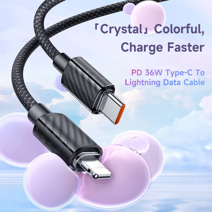 Кабель Mcdodo PD (CA-3662) 36W Type-C to Lightning 1.2m Purple