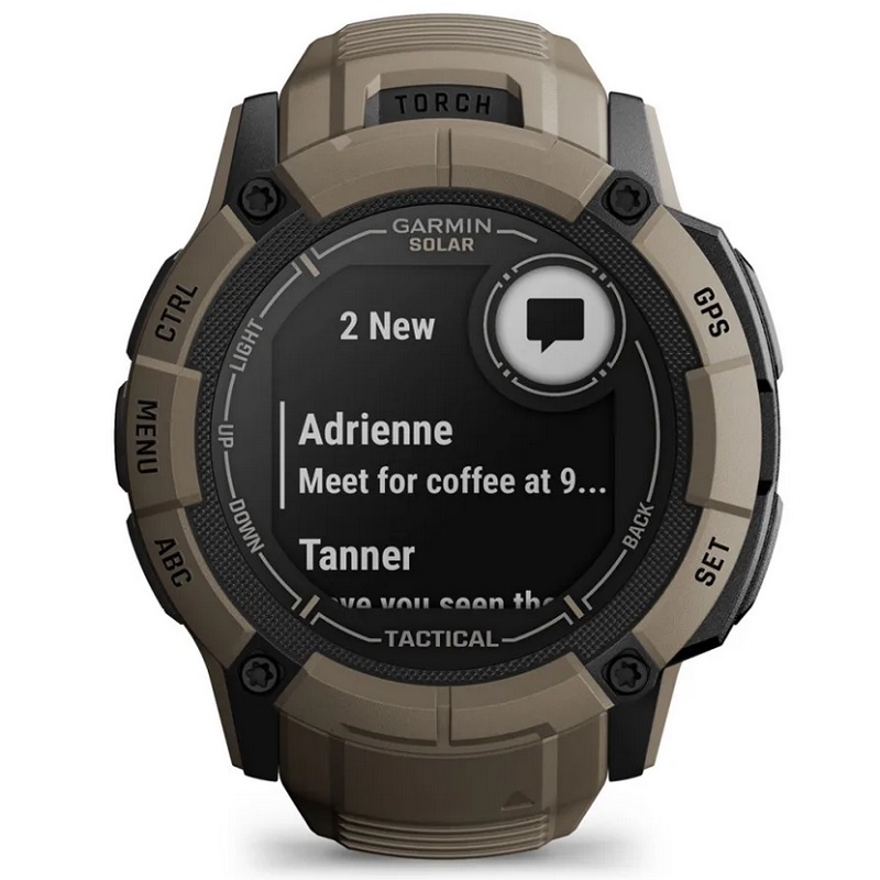 Умные часы Garmin Instinct 2X Solar - Tactical Edition, Coyote Tan (010-02805-02)