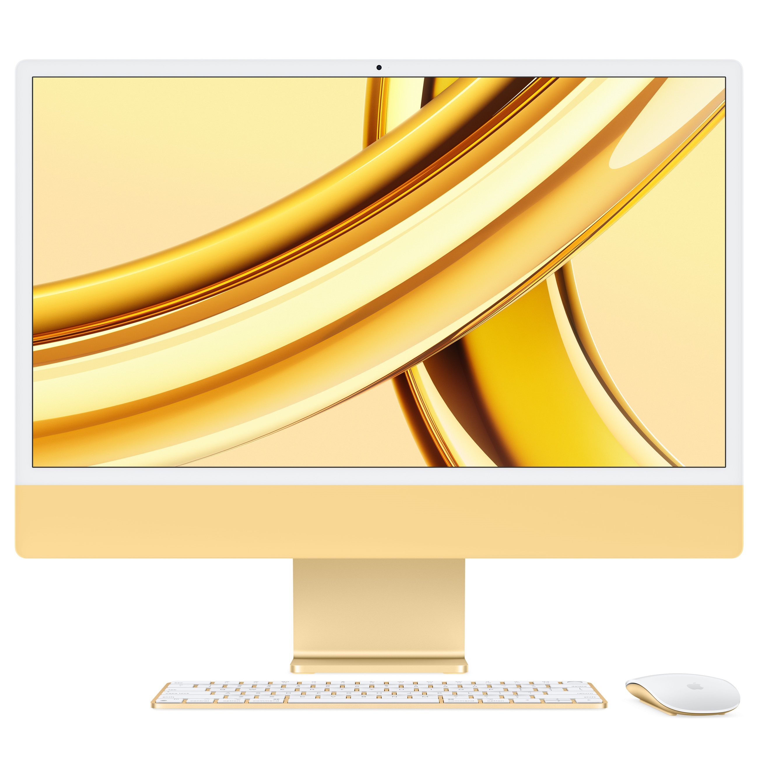 Моноблок Apple iMac 24 4.5K 2023 Yellow (Z19W000BL) M3/16GB/512GB SSD/Apple graphics 10-core/Wi-Fi/BT/MacOS/русская раскладка