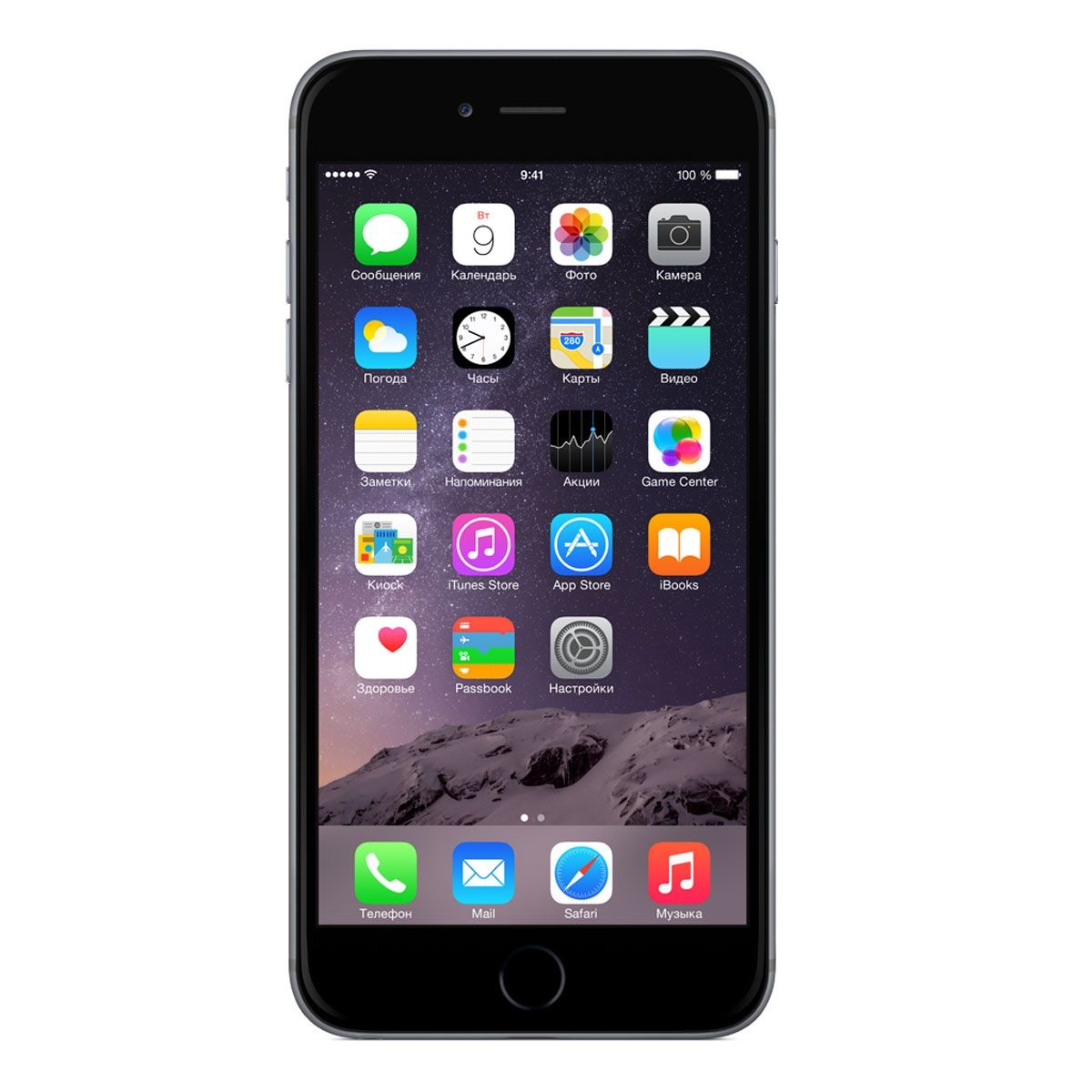 Смартфон Apple iPhone 6 Plus 16Gb Space Grey (A1524)