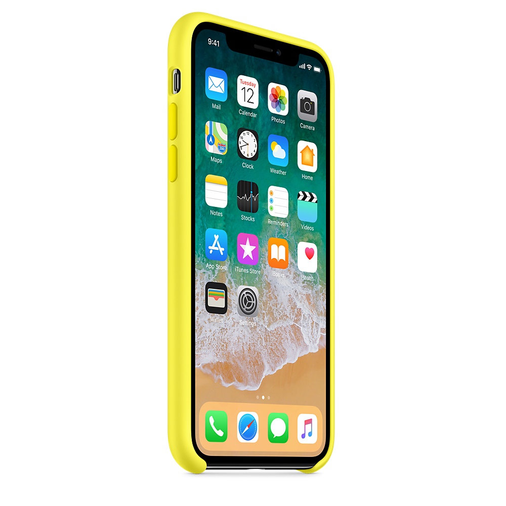 Силиконовый чехол Apple iPhone X Silicone Case - Flash (MR6E2ZM/A) для iPhone X