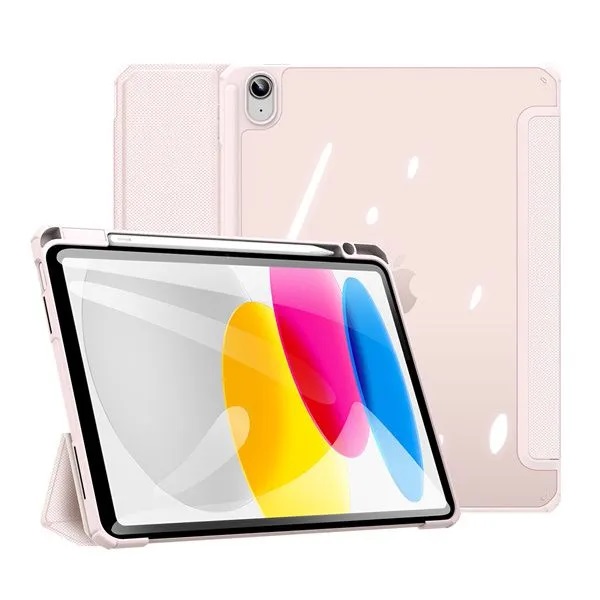 Чехол-книжка Dux Ducis для iPad 10.9 (2022) Domo Toby Series Pink