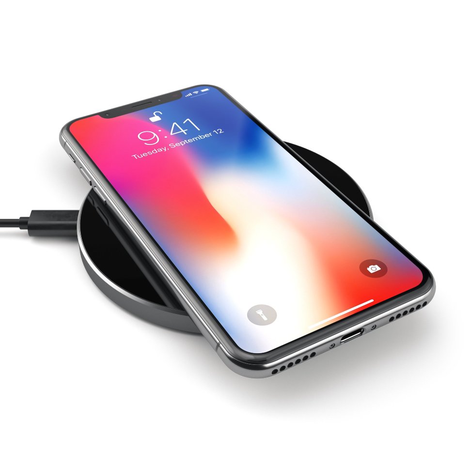 Беспроводное зарядное устройство Satechi Wireless Charger Space Grey ST-WCPM