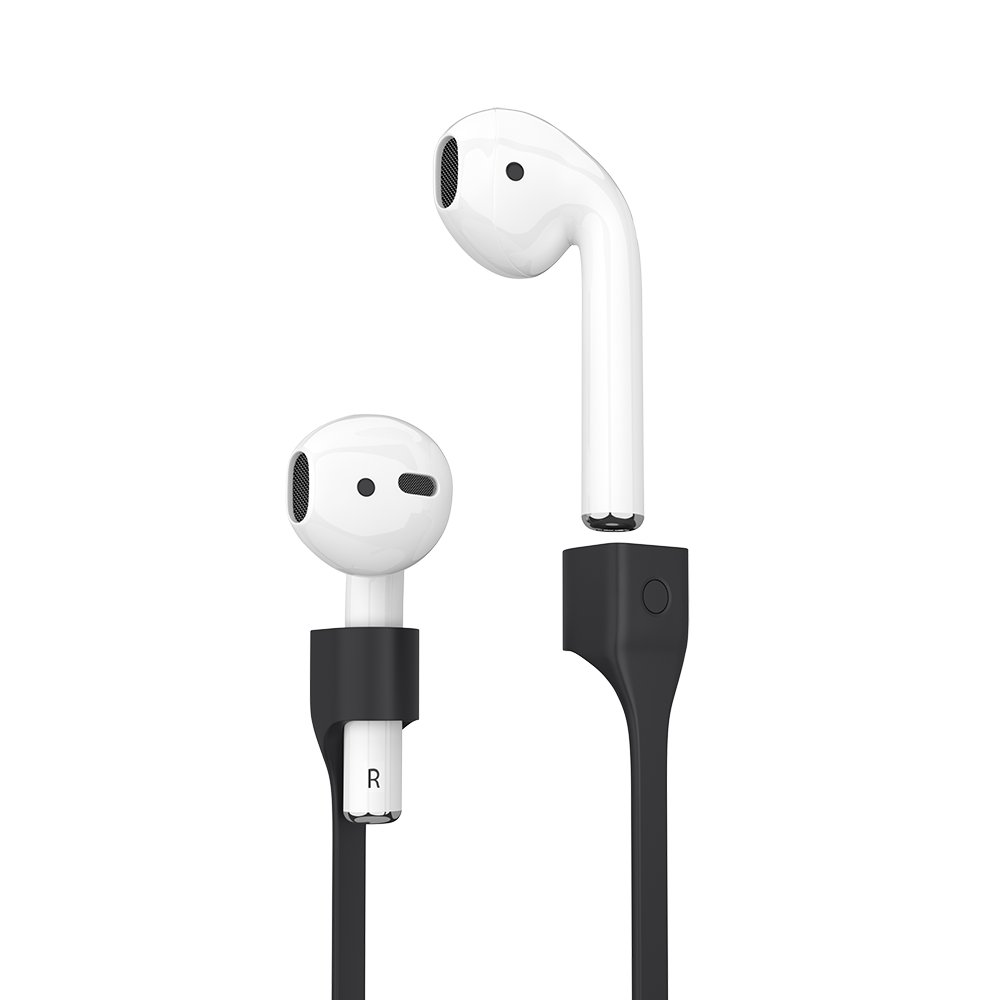 Шнурок для AirPods Deppa Black (47101)