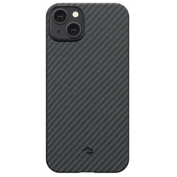 Чехол PITAKA MagEZ Case 3 для iPhone 14 6.1, черный/серый (Black/Grey Twill)